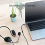 Nanocable Adaptador de Audio USB-C Macho a Jack 3.5 mm Hembra, 11 cm, Negro/Gris